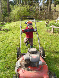 He used to drive it back and forth across the lawn for fun, (not on of course). 